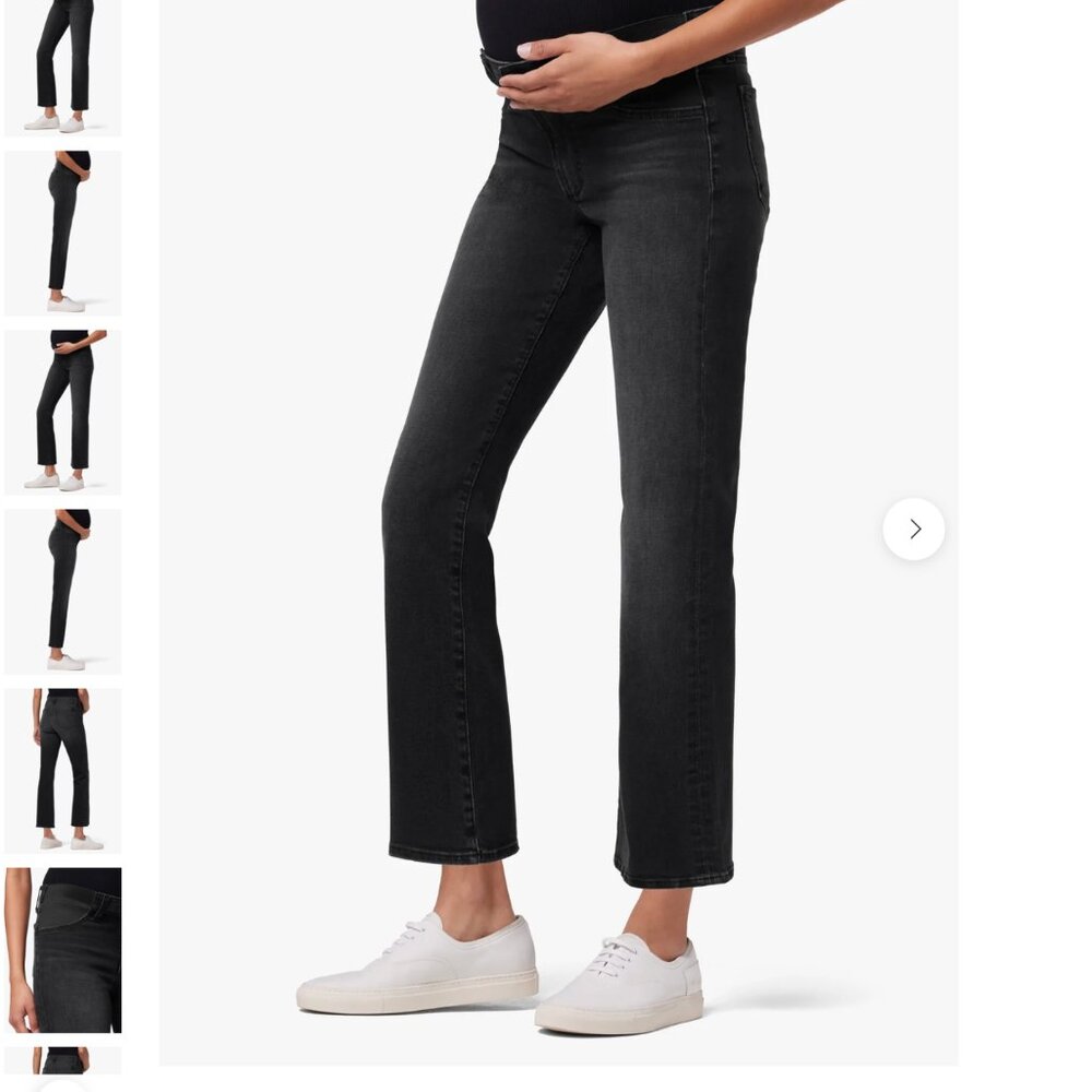 Joe's Maternity Jeans THE ICON MATERNITY MID RISE SKINNY CROPPED BOOTCUT // FLAW